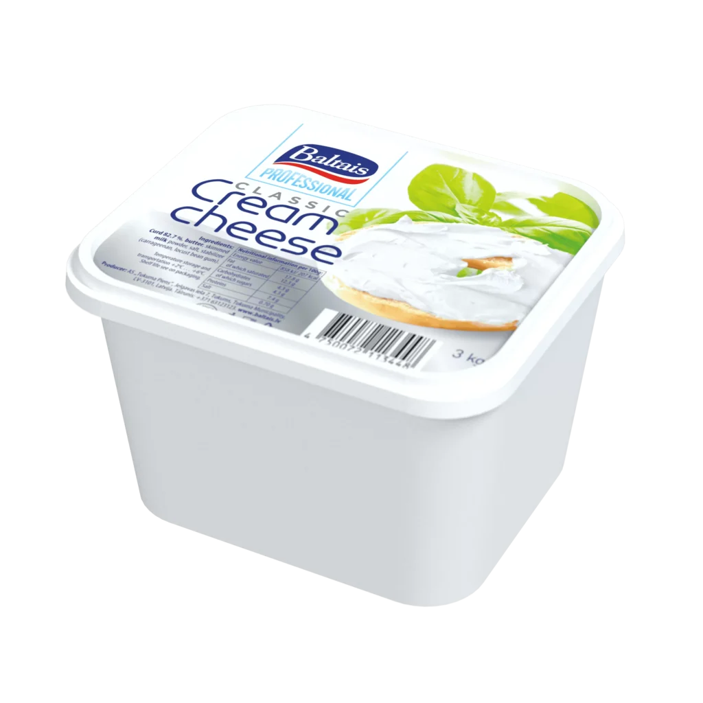Крем-сир 17,8 % класичний TM Baltais Classic 3,0 кг