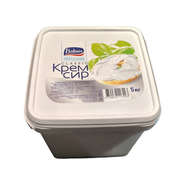Крем-сир 17,8 % класичний TM Baltais Classic 5,0 кг