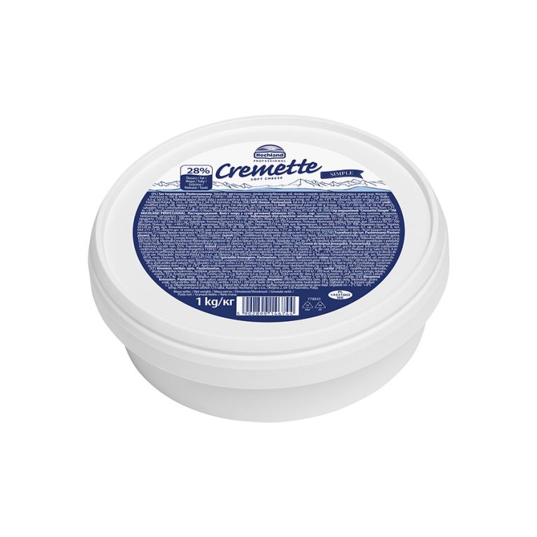 Крем-сир натуральний Cremette Simple TM Hochland 1,0 кг