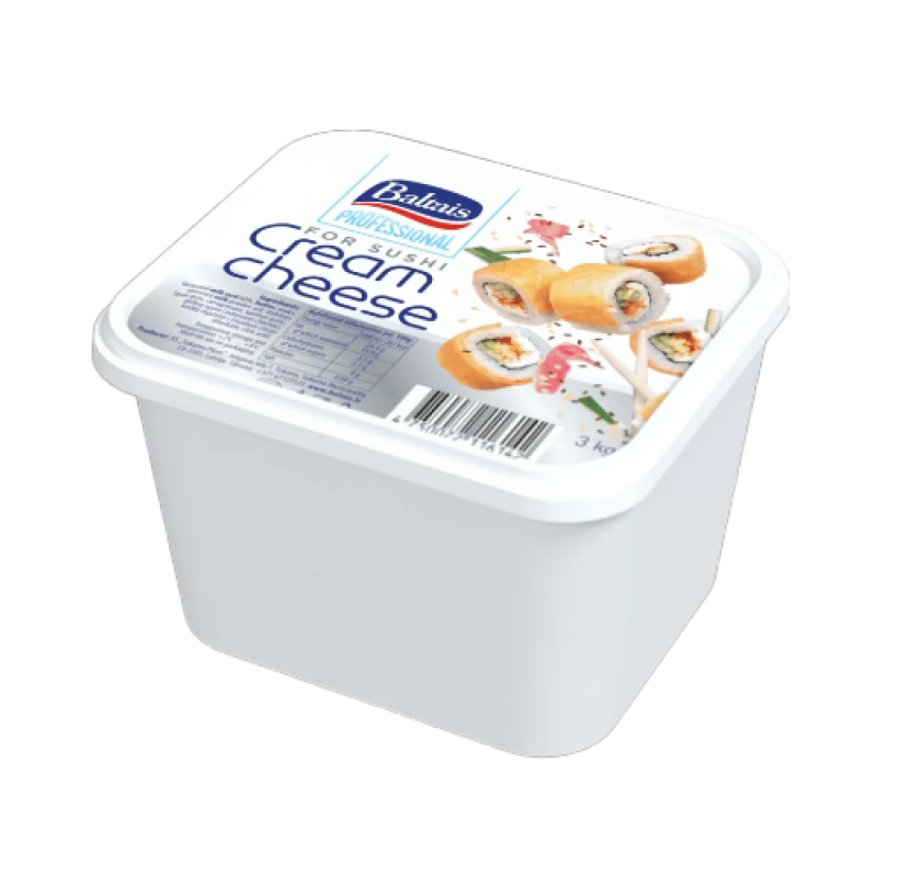 Крем-сир 24,4 % для суші TM Baltais Professional for Sushi 5,0 кг